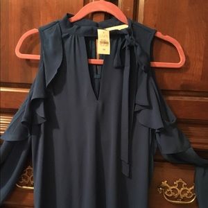 Cold shoulder blouse